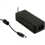 MEAN WELL GSM40A24-P1J medicínsky 40W 24V DC napájací adaptér s 2,1x5,5mm konektorom