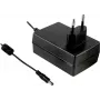 MEAN WELL GST36E12-P1J 36W 12V DC 3A EU zástrčka AC/DC napájací zdroj s 5,5x2,1mm dutým konektorom