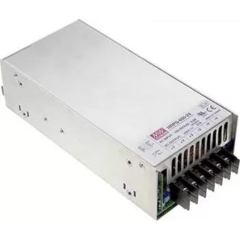 MEAN WELL HRP-600-24 - 648 W priemyselný napájací zdroj, 24 VDC, aktívne PFC, 90% účinnosť