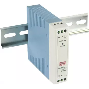 MEAN WELL MDR-10-24 10W DIN-lištový napájací zdroj 24V DC, 0,42A