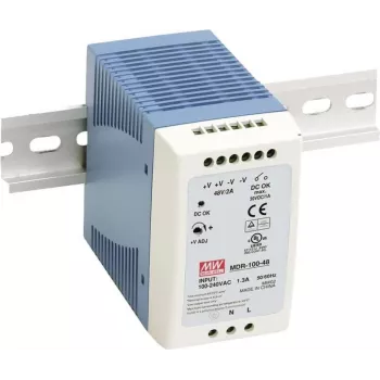 MEAN WELL MDR-100-12 100W napájací zdroj na DIN lištu 12V 7,5A