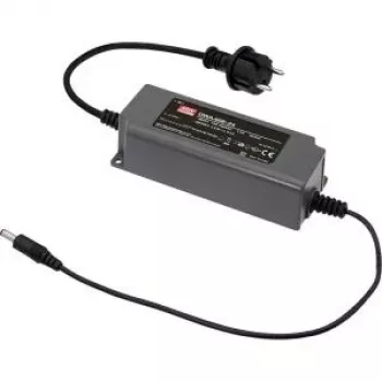 MEAN WELL OWA-60E-12 60W 12V 5A IP67 uzavretý napájací zdroj s AC konektorom a DC káblom