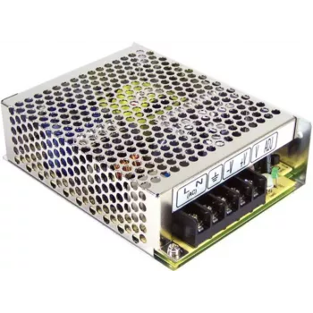 MEAN WELL RD-65A 65W dvojvýstupový AC/DC napájací zdroj - 5V/8A + 12V/2,5A, 88-264VAC vstup, pasívne chladenie, strieborný