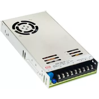 MEAN WELL RSP-320-24 320W 24V 13,4A uzavretý spínaný napájací zdroj s PFC, 1U Low Profile, 88-264V AC vstup