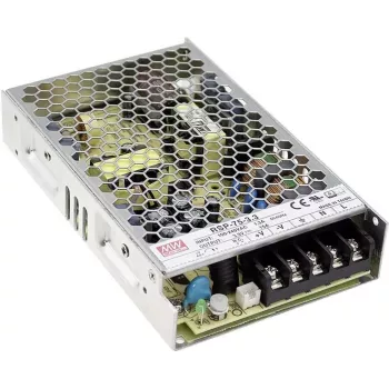 MEAN WELL RSP-75-15 75W 15V 5A 1U uzavretý napájací zdroj s aktívnym PFC