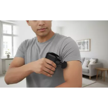 Medisana MG 120 Pocket masážna pištoľ perkusné masážne zariadenie so 4 nadstavcami, USB-C nabíjateľná, 4 intenzity, kompaktná cestovná veľkosť