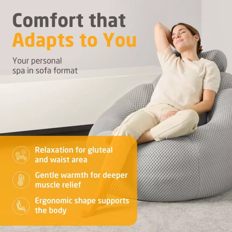 Medisana RS100 Bubble Sofa s masážou, sivá
