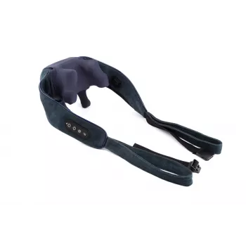 Medivon Hyperion Collar Shiatsu masážny prístroj na krk a ramená s teplom, 8 masážnymi hlavicami, 3 stupňami intenzity, čierna/sivá