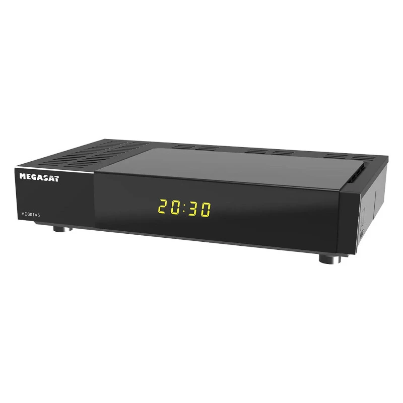 Megasat HD 601 V5 satelitný prijímač DVB-S2, Full HD 1080p, HDMI, SCART, USB, Unicable I & II, čierny