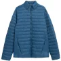 Pánska páperová bunda 4F M239 Denim Blue 4FAW23TDJAM239 32S