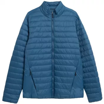 Pánska páperová bunda 4F M239 Denim Blue 4FAW23TDJAM239 32S