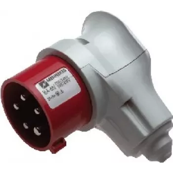 MENNEKES 16A 5-pólový 6h 400V uhlový konektor samec VarioTOP IP44 3982