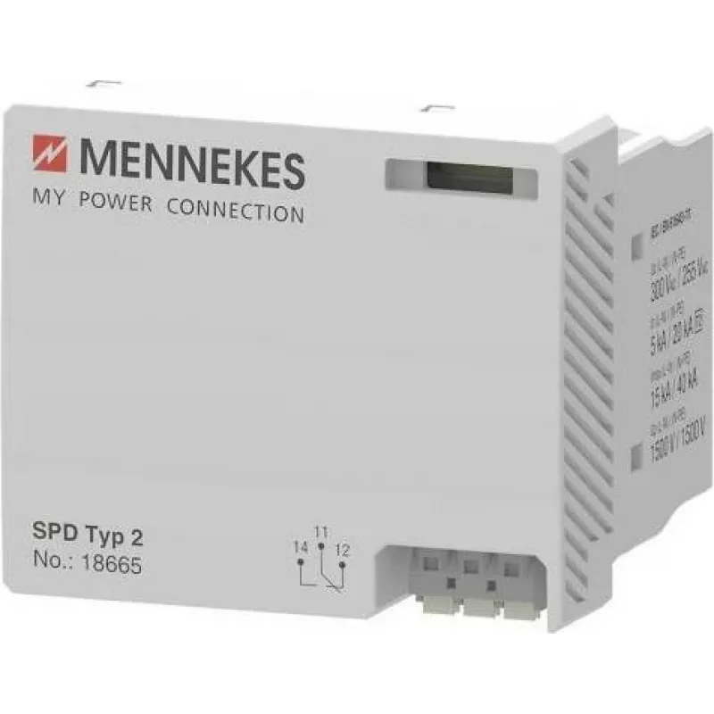 MENNEKES AMTRON 4Y/4B 500/700 Modul prepäťovej ochrany (Typ 2 SPD, 4-pólový, 40 kA) 18665