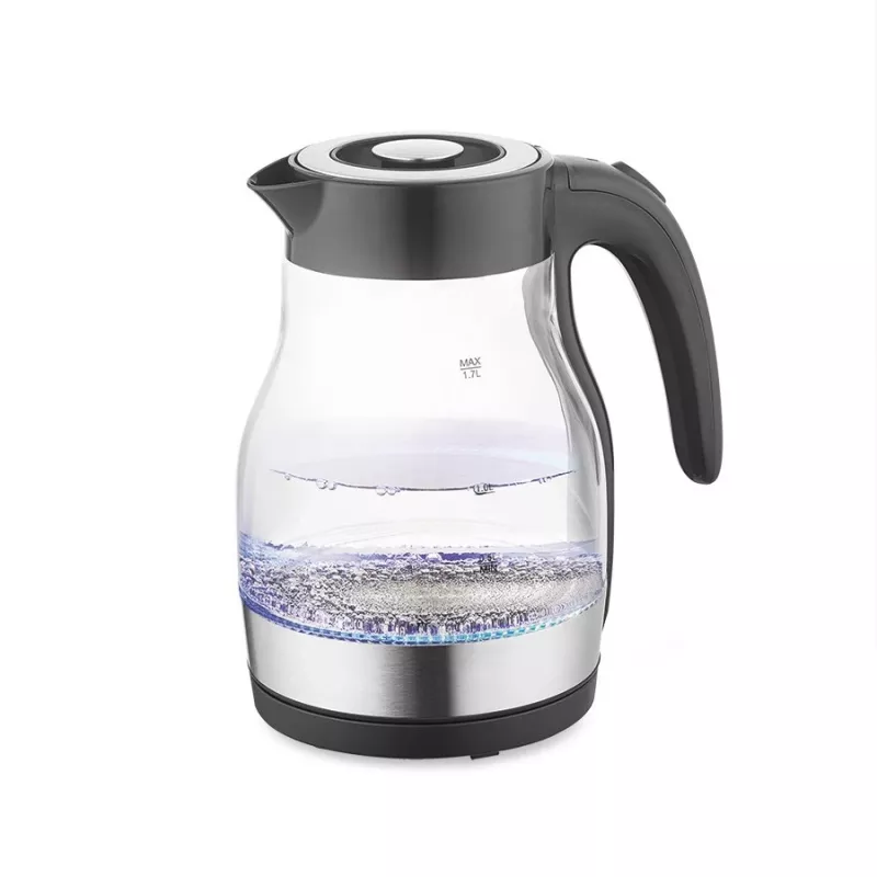 MEO sklenená rýchlovarná kanvica 2200W 1,7L čierna MR-061-BLACK MAESTRO