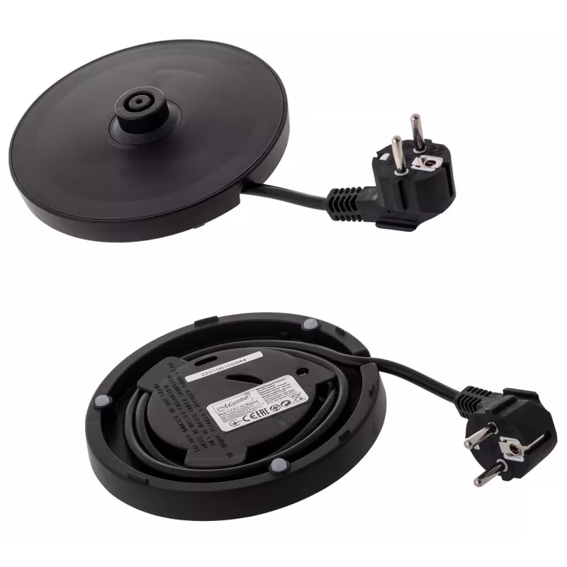 MEO sklenená rýchlovarná kanvica 2200W 1,7L čierna MR-061-BLACK MAESTRO