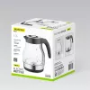 MEO sklenená rýchlovarná kanvica 2200W 1,7L čierna MR-061-BLACK MAESTRO