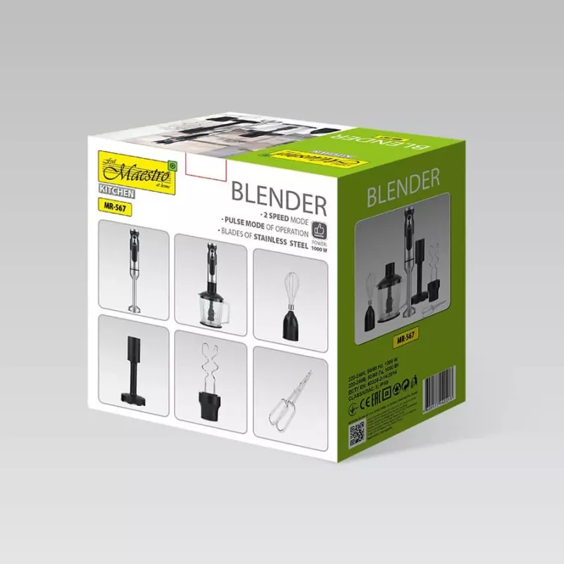 MEO set tyčového mixéra 1000W MR-567 MAESTRO