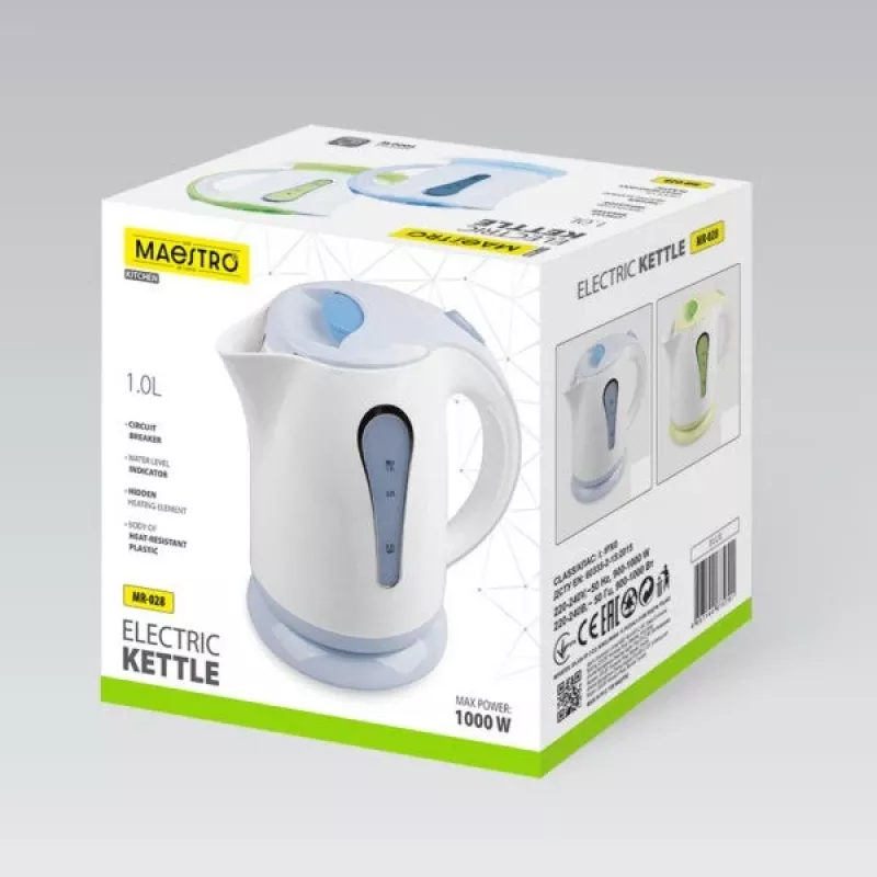 MEO MAESTRO kanvica 1,7 l 2200 W modrá MR-031-BLUE