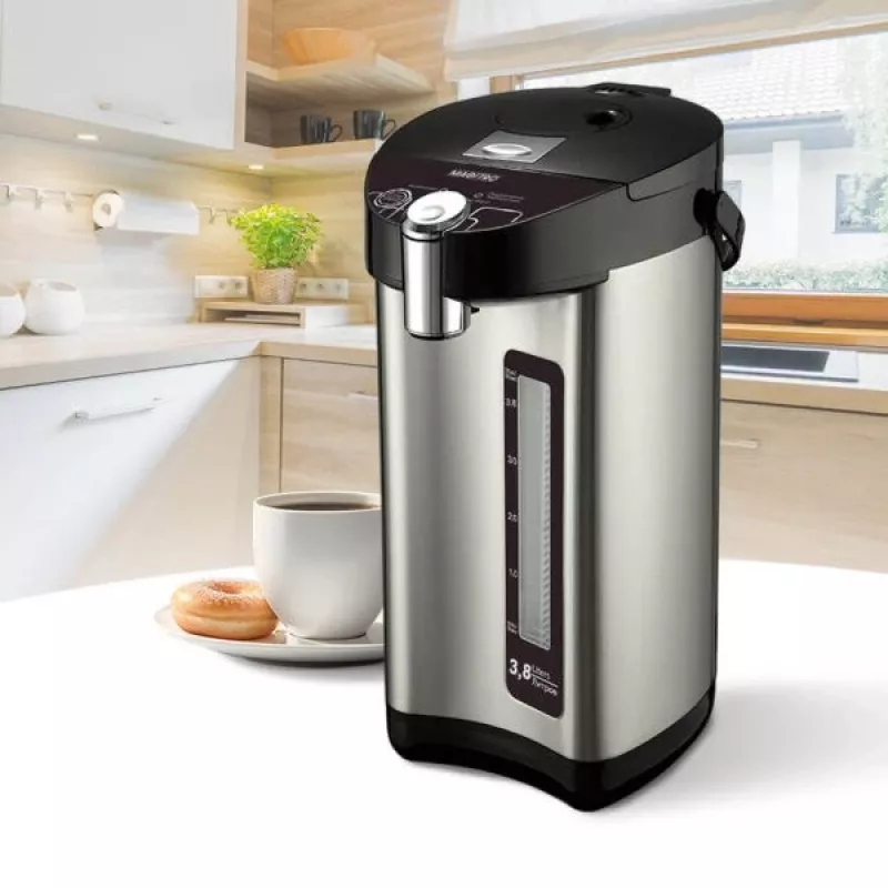 MEO MR-081 elektrická rýchlovarná kanvica a dávkovač 4,5L 750W čierno-strieborná
