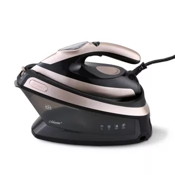 MEO MR-320C Maestro 2400W parná žehliaca stanica s keramickou žehliacou plochou, tlak 3,5 bar, parný ráz 120 g/min, nádrž 1,2 l