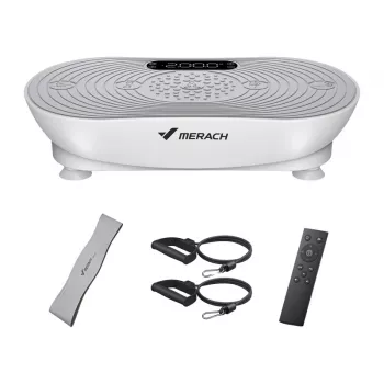 MERACH MR-2533W1-EU vibračná plošina (biela)