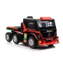 Mercedes Truck + Trailer XMX622B batériou poháňaná hračka s LED svetlami červené LCD