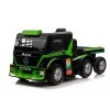Mercedes Truck + Trailer XMX622B zelené LCD batériou poháňaná hračka