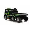 Mercedes Truck + Trailer XMX622B zelené LCD batériou poháňaná hračka
