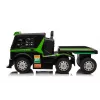 Mercedes Truck + Trailer XMX622B zelené LCD batériou poháňaná hračka
