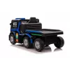 Mercedes Truck + Trailer XMX622B tmavomodré LCD batériou poháňaná hračka