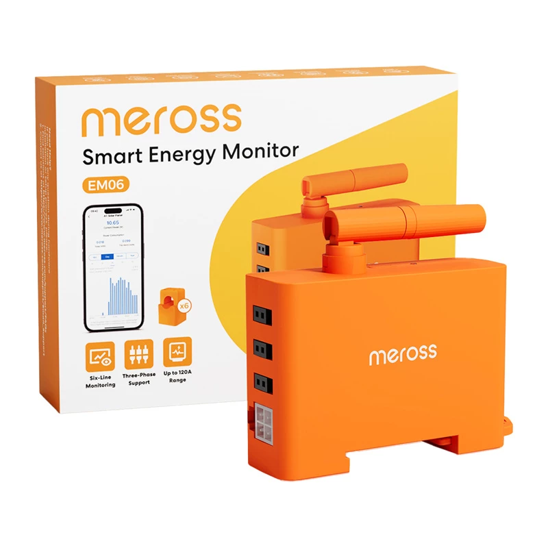 MEROSS EM06P-EU inteligentný Wi-Fi monitor spotreby energie