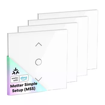 MEROSS MRS100MA(EU) inteligentný Wi-Fi (Matter) spínač žalúzií (balenie 4 ks)