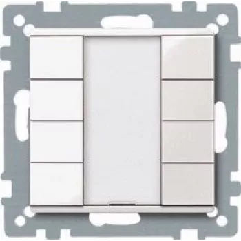 Merten 627819 prepínač striedavý - vložka, 10 A, 250 V, pod omietku, sivá
