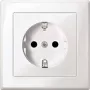Merten MEG2300-1519 Schuko zásuvka CEE 7/3, podomietková, 16 A, 250 V, polárna biela