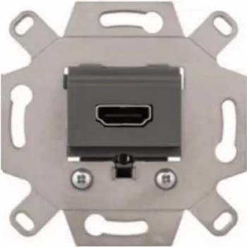 Merten MEG4583-0000 HDMI pripojovací modul, sivý, pod omietku, 4K UHD, System M