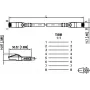 METZ CONNECT 1308451588-E 1,5m Cat6a S/FTP (S-STP) biely sieťový kábel