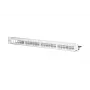 METZ CONNECT 130921-00-E 1U 24-portový tienený patch panel, Cat.6A, svetlosivý 130921-00-E-90