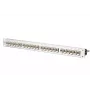 METZ CONNECT C6Amodul 24-portový patch panel, 1U, nehrdzavejúca oceľ 130B11P1-E-90