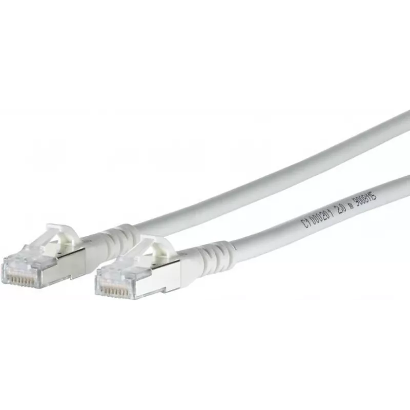 METZ CONNECT 1308455088-E Cat.6A Prepojovací kábel, RJ-45 samec na samec, 10GBase-T, pozlátené kontakty