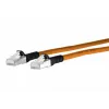 METZ CONNECT Cat6a SF/UTP sieťový patch kábel 1 m oranžový
