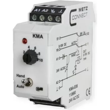 METZ CONNECT KMA-E08 rozhranové relé 24 V DC 1 CO 8 A biele 110660