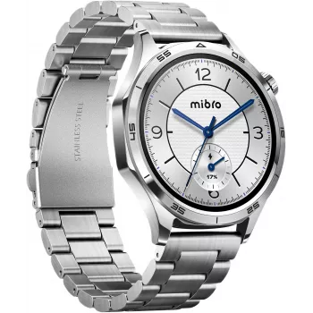Mibro Watch GT smartwatch, strieborná, 2 náramky