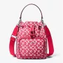 Michael Kor Jet Set Charm malá crossbody taška na fotoaparát dark berry saffianová koža