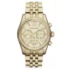 Michael Kors Bradshaw chronograph dámske hodinky MK5556 38 mm zlatá nerezová oceľ