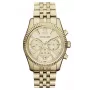 Michael Kors Bradshaw chronograph dámske hodinky MK5556 38 mm zlatá nerezová oceľ