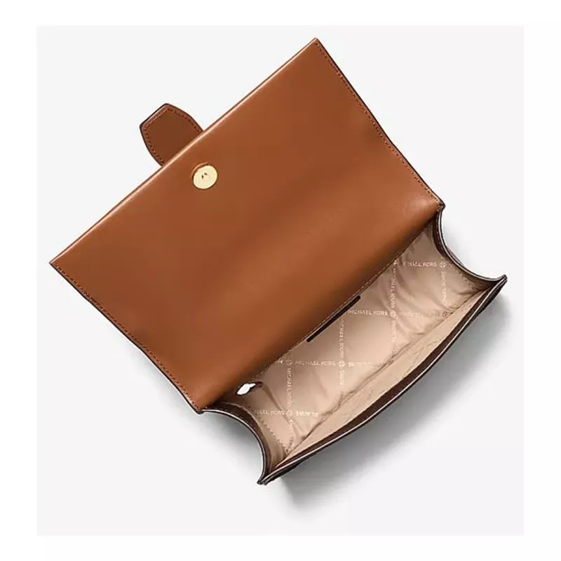 Michael Kors Greenwich crossbody kabelka 35S5GGRC1BBRO hnedá Saffiano koža