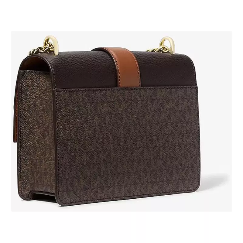 Michael Kors Greenwich crossbody kabelka 35S5GGRC1BBRO hnedá Saffiano koža