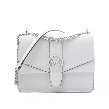 Michael Kors Greenwich crossbody taška saffianová koža luggage 35S5SGRC1LOPT