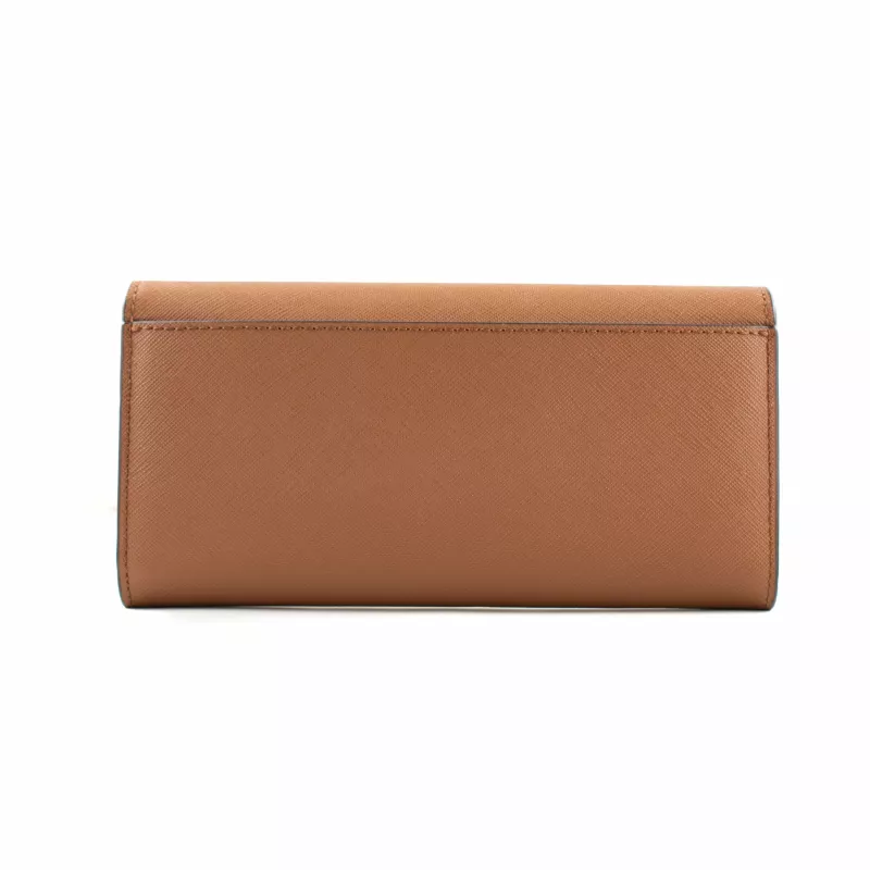 Michael Kors Greenwich Saffiano kožená crossbody kabelka Luggage 35F3GTVE7LLUG