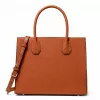Michael Kors Greenwich Saffiano koža ramenná taška Luggage 35T2GM9S3LLUG
